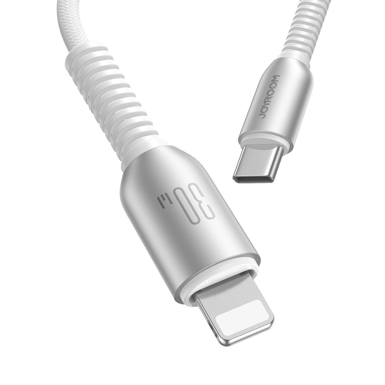 Joyroom S-A51 Cutting-Edge Series 30W USB-C - Lightning Kabel 1,2m - hellgrau