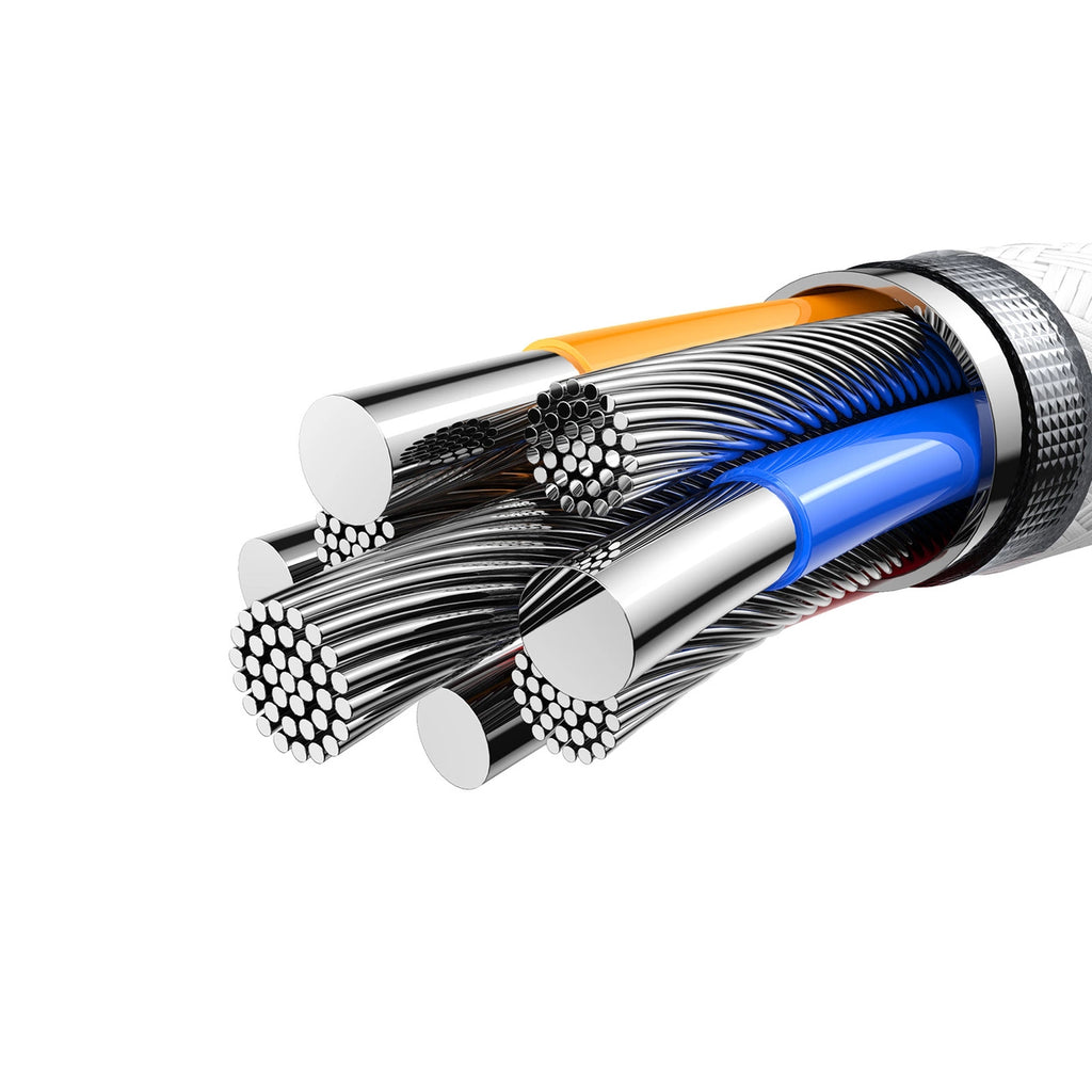 Joyroom S-A51 Cutting-Edge Series 3A USB-A - Lightning Kabel 1,2m - hellgrau