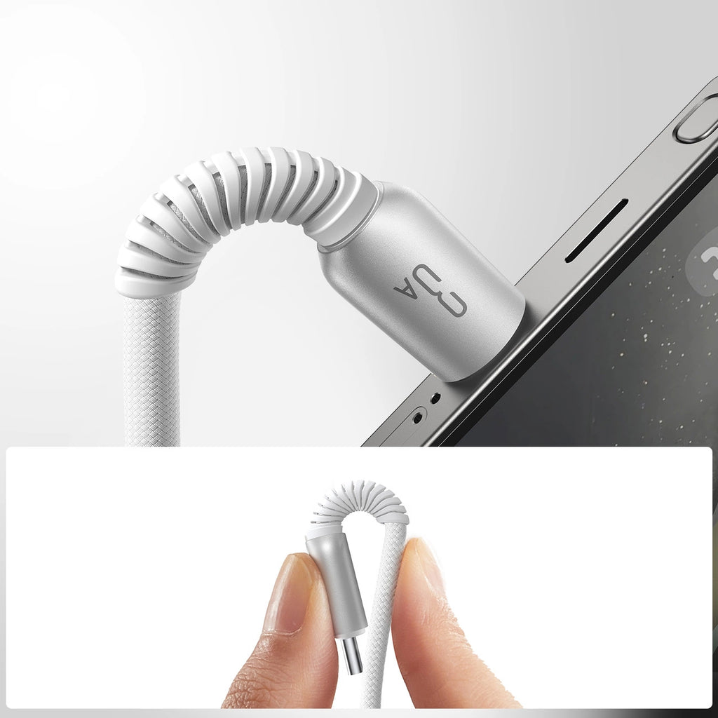 Joyroom S-A51 Cutting-Edge Series 3A USB-A - USB-C Kabel 1,2m - hellgrau