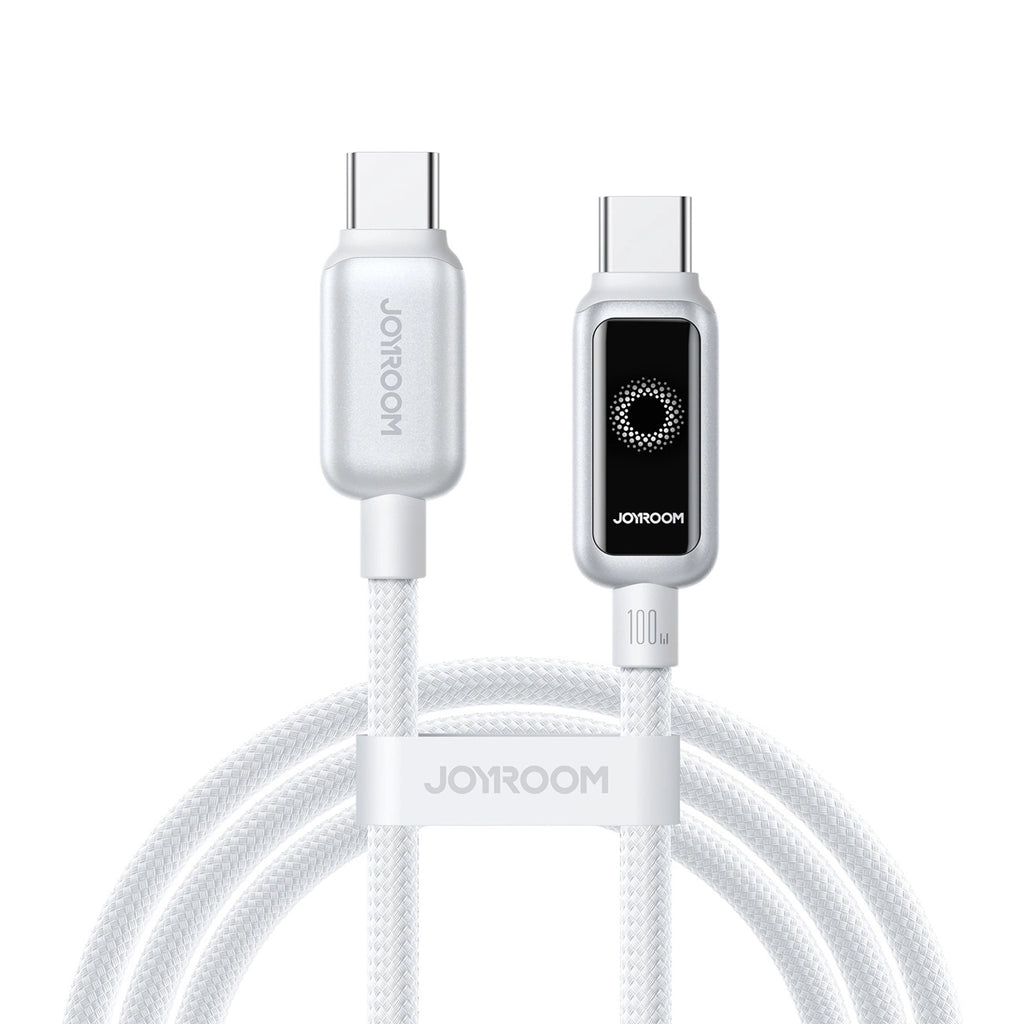 Joyroom S-A55 StarFlight 100W USB-C - USB-C-Kabel 1,2 m - Weiß