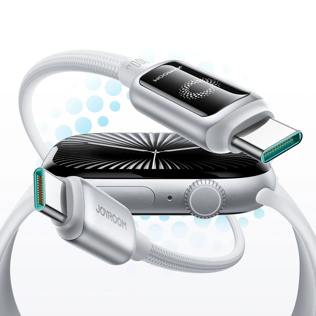 Joyroom S-A55 StarFlight 100W USB-C - USB-C-Kabel 1,2 m - Weiß