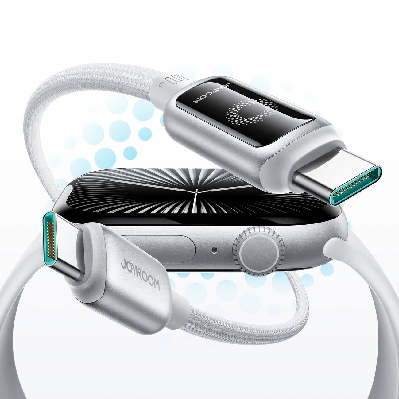 Joyroom S-A55 StarFlight 100W USB-C - USB-C-Kabel 1,2 m - Weiß