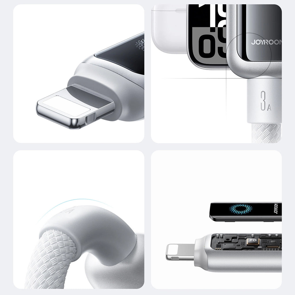 Joyroom S-A55 StarFlight 3A USB-A - Lightning Kabel 1,2 m - weiß