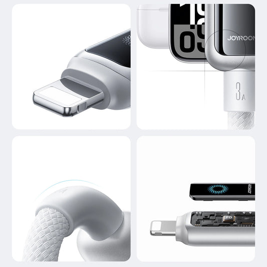 Joyroom S-A55 StarFlight 3A USB-A - Lightning Kabel 1,2 m - weiß