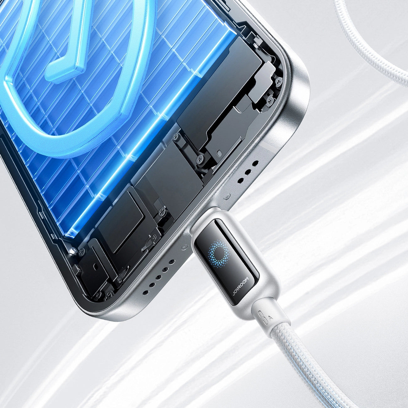 Joyroom S-A55 StarFlight 3A USB-A - Lightning Kabel 1,2 m - weiß