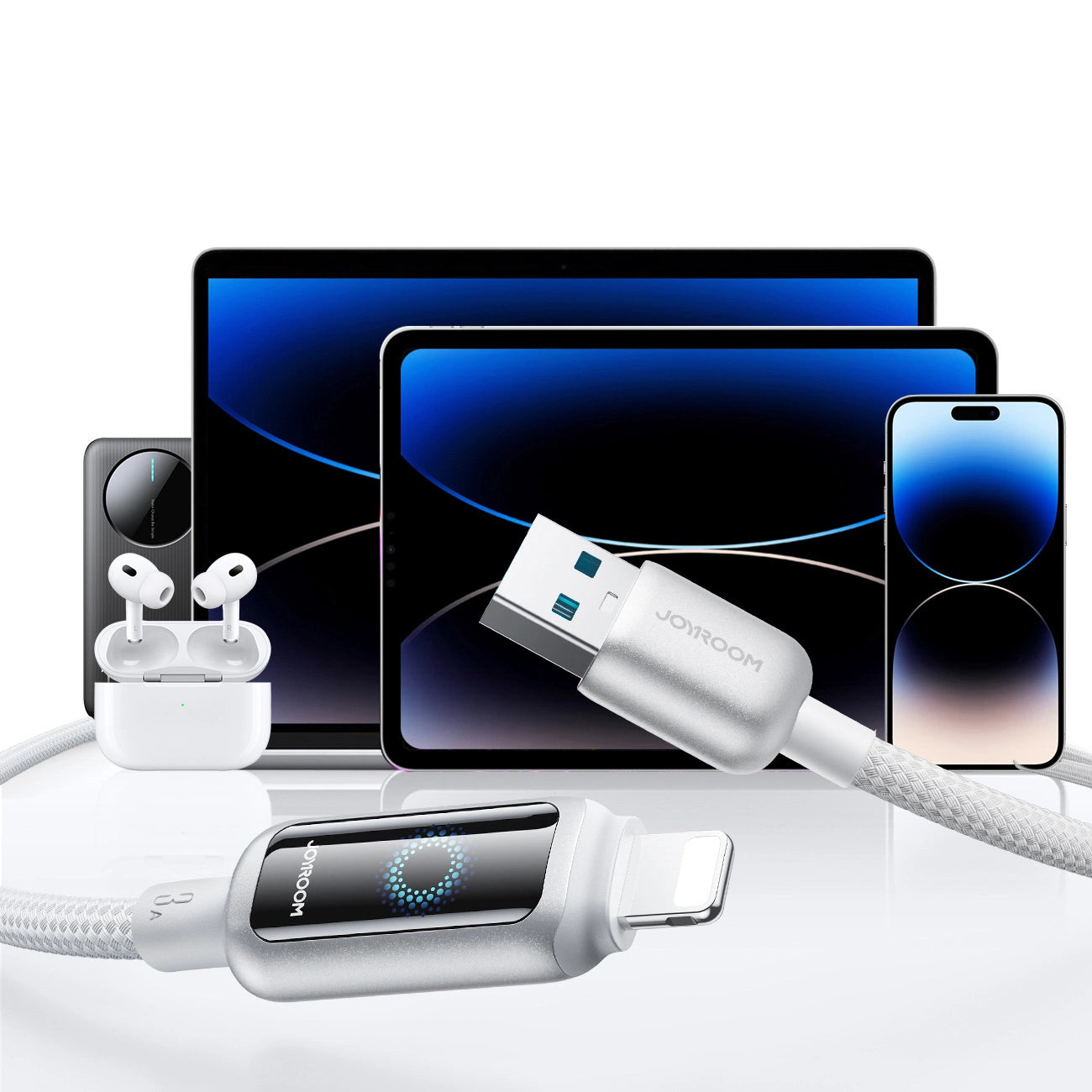 Joyroom S-A55 StarFlight 3A USB-A - Lightning Kabel 1,2 m - weiß