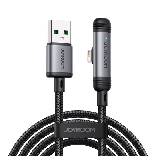 Joyroom S-A56 EnjoyX Series 90° USB-A - Lightning 3A Kabel 1,2m - schwarz