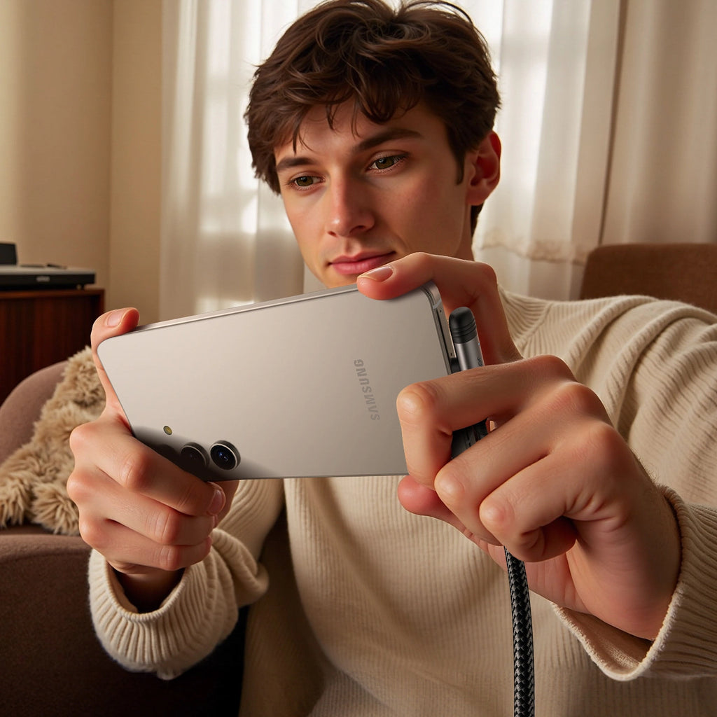 Joyroom S-A56 EnjoyX Series 90° USB-A - Lightning 3A Kabel 1,2m - schwarz