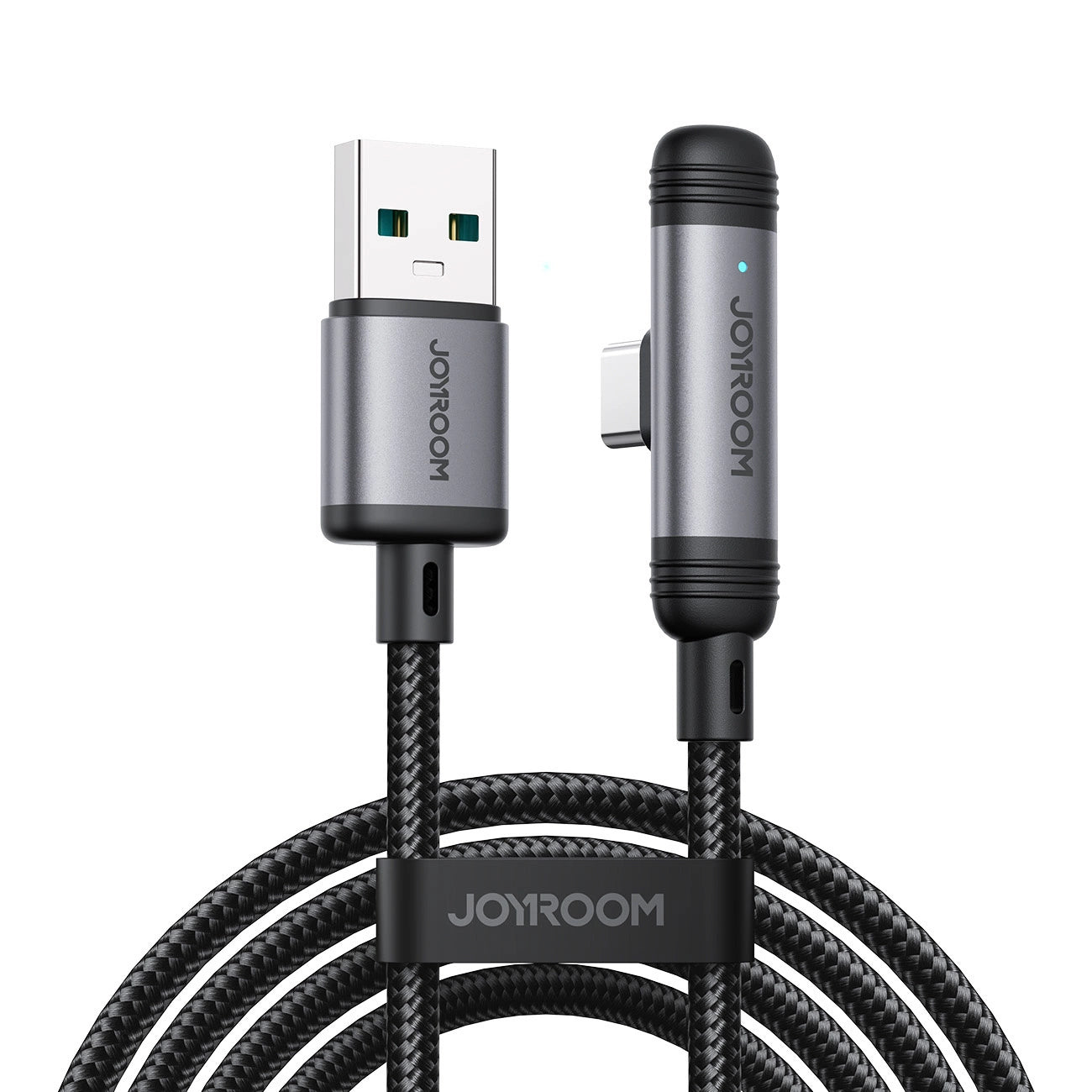 Joyroom S-A56 EnjoyX Series 90° USB-A - USB-C 3A Kabel 1,2m - schwarz
