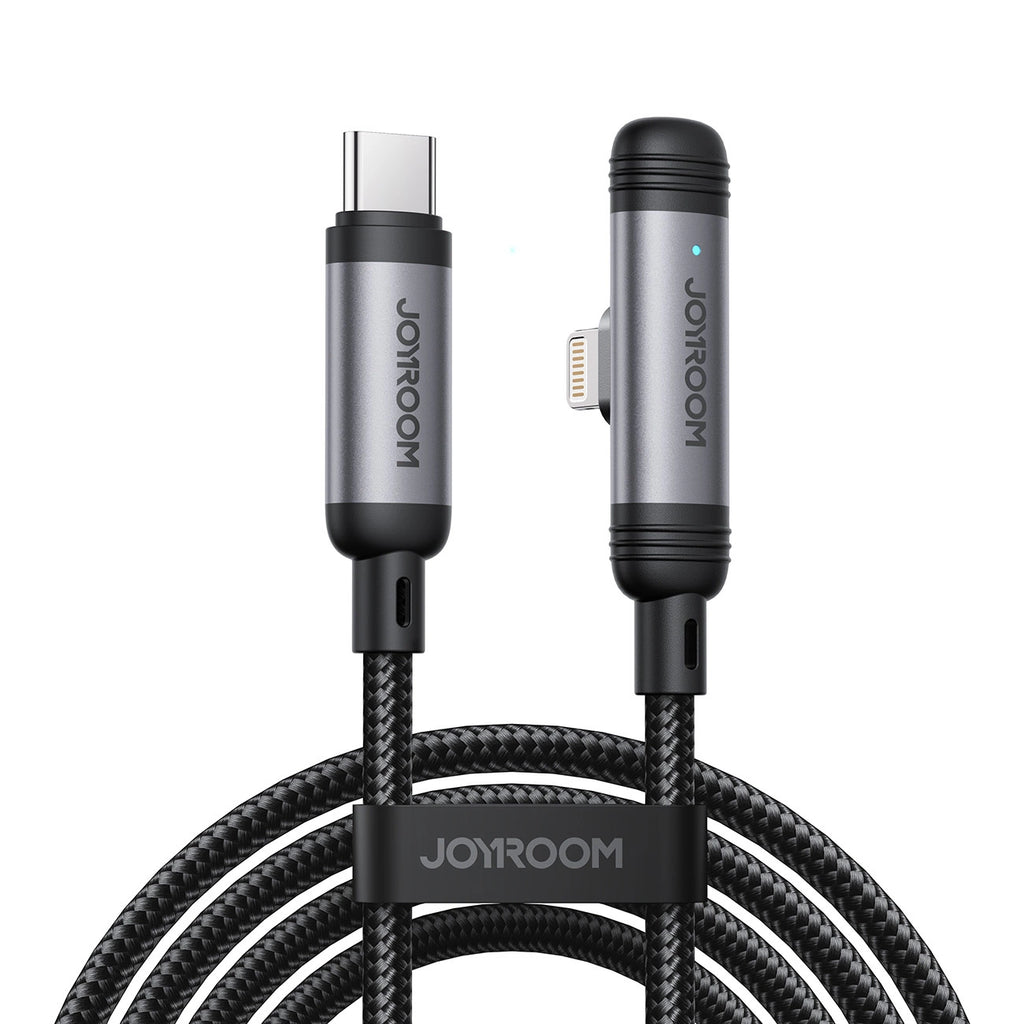 Joyroom S-A56 EnjoyX Series 90° USB-C - Lightning Kabel 30W 1,2m - schwarz