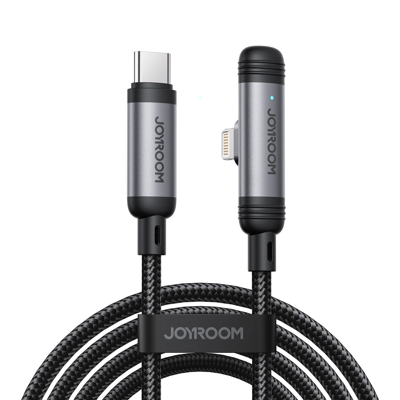 Joyroom S-A56 EnjoyX Series 90° USB-C - Lightning Kabel 30W 1,2m - schwarz