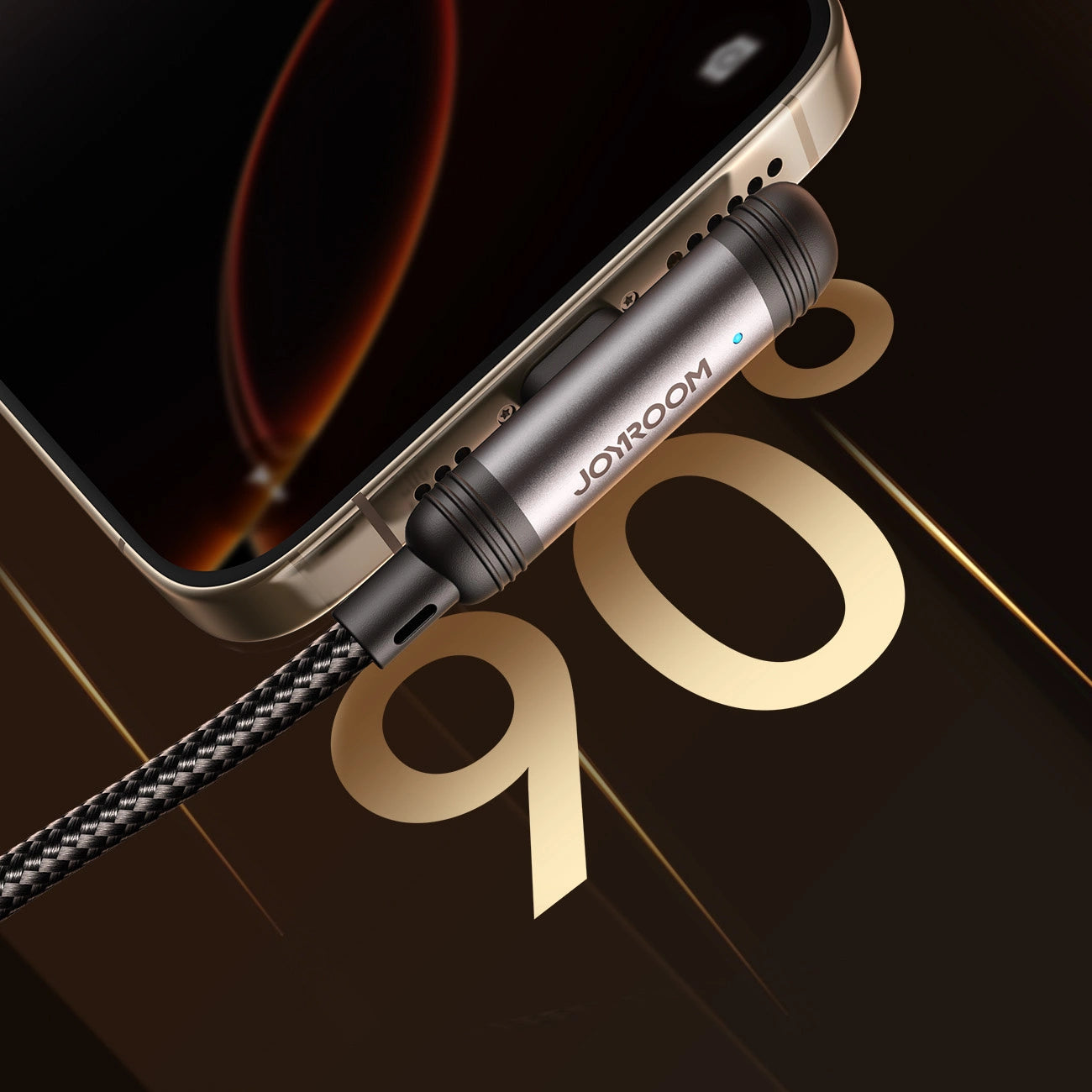 Joyroom S-A56 EnjoyX Series 90° USB-C - Lightning Kabel 30W 1,2m - schwarz