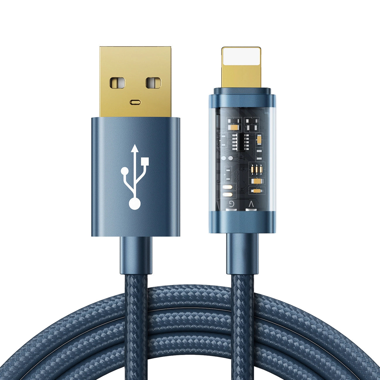 Joyroom S-UL012A12 USB-A/ Lightning -Kabel 2,4 A 20 W 1,2 m – blau