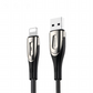 Joyroom Sharp Series S-M411 USB-A/ Lightning 3A-Kabel 1,2 m mit Ladeanzeige – Schwarz
