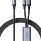 Joyroom Speedy Series S-A21 2in1 USB-C – USB-C/USB-C-Kabel 100 W 1,5 m – Schwarz