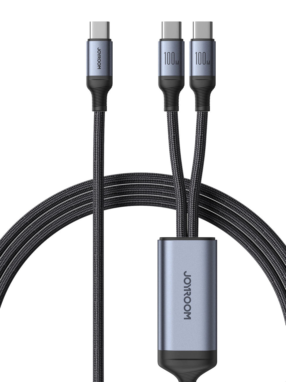 Joyroom Speedy Series S-A21 2in1 USB-C – USB-C/USB-C-Kabel 100 W 1,5 m – Schwarz