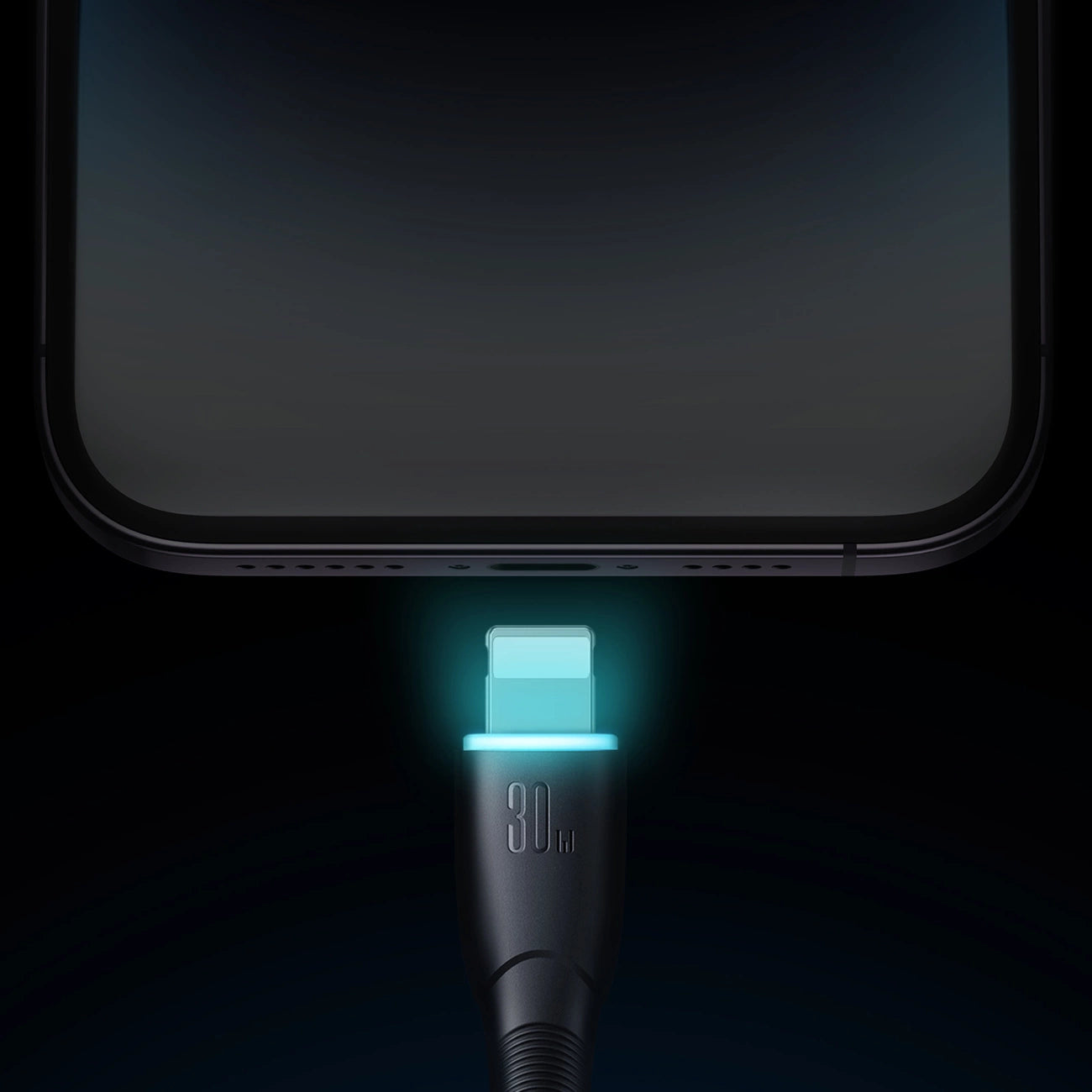 Joyroom Starry Series SA32-CL3 30 W USB-C/ Lightning -Kabel 1 m – schwarz