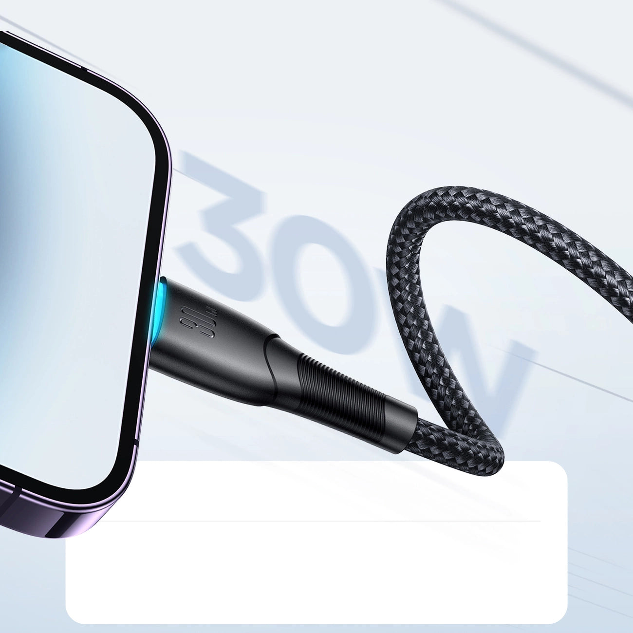 Joyroom Starry Series SA32-CL3 30 W USB-C/ Lightning -Kabel 1 m – schwarz