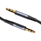 Joyroom Stereo-Audiokabel AUX 3,5 mm Miniklinke 1,2 m schwarz (SY-A08)