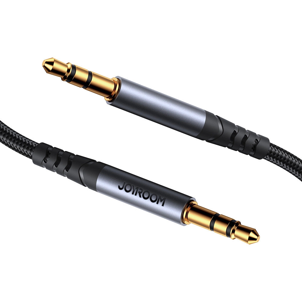 Joyroom Stereo-Audiokabel AUX 3,5 mm Miniklinke 1,2 m schwarz (SY-A08)