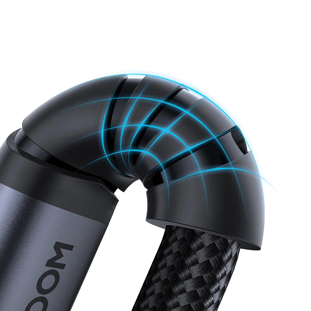 Joyroom Stereo-Audiokabel AUX 3,5 mm Miniklinke 1,2 m schwarz (SY-A08)