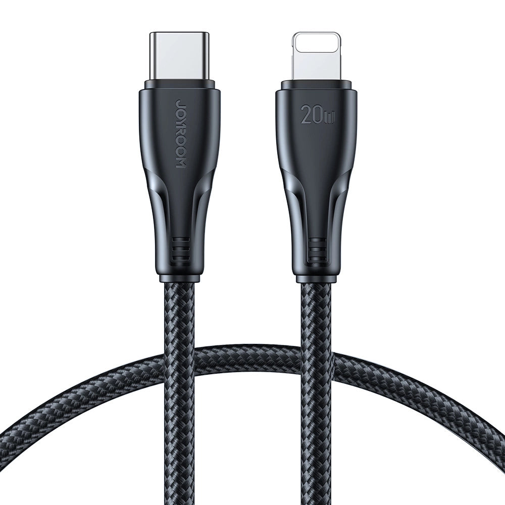 Joyroom Surpass Series A11 Lightning / USB-C 20W 1,2 m Kabel - schwarz