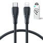 Joyroom Surpass Series A11 Lightning / USB-C 20W 1,2 m Kabel - schwarz
