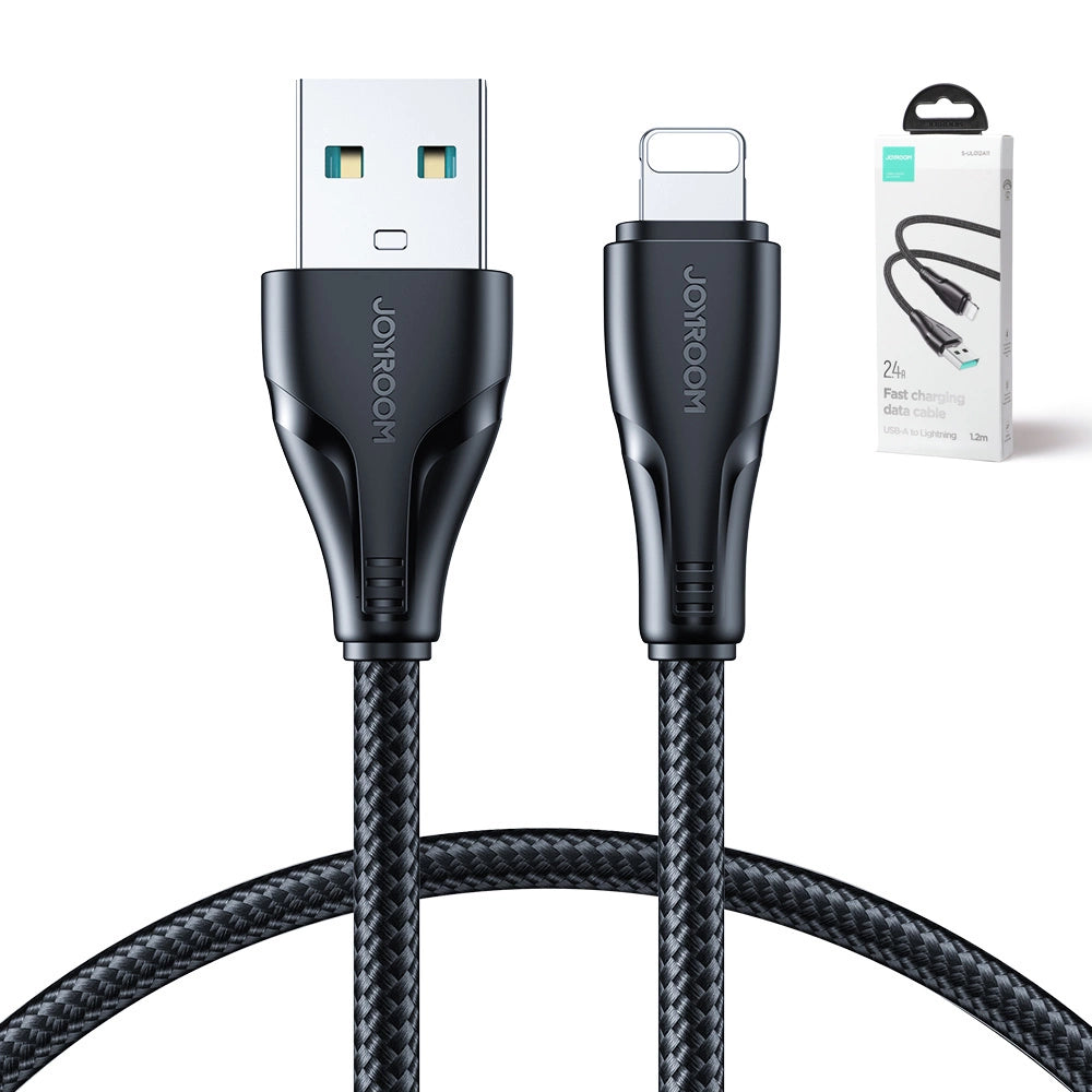 Joyroom Surpass Series A11 USB-A / Lightning 2,4A-Kabel 1,2 m – Schwarz