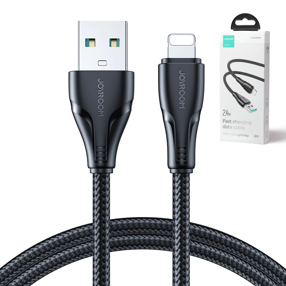 Joyroom Surpass Series A11 USB-A / Lightning 2,4A Kabel 2 m - Schwarz