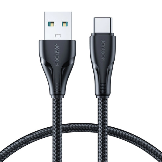 Joyroom Surpass Series A11 USB-A / USB-C 3A Kabel 1,2 m - Schwarz