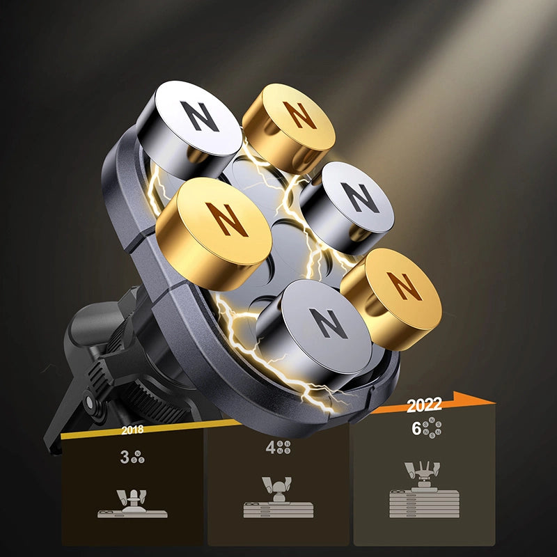 Joyroom magnetischer Autotelefonhalter für Lüftungsschlitze, grau (JR-ZS311)