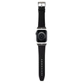 Karl Lagerfeld Saffiano Monogram Armband für Apple Watch 38/40/41 mm – Schwarz