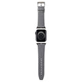 Karl Lagerfeld Saffiano Monogram Armband für Apple Watch 38/40/41 mm – Silber