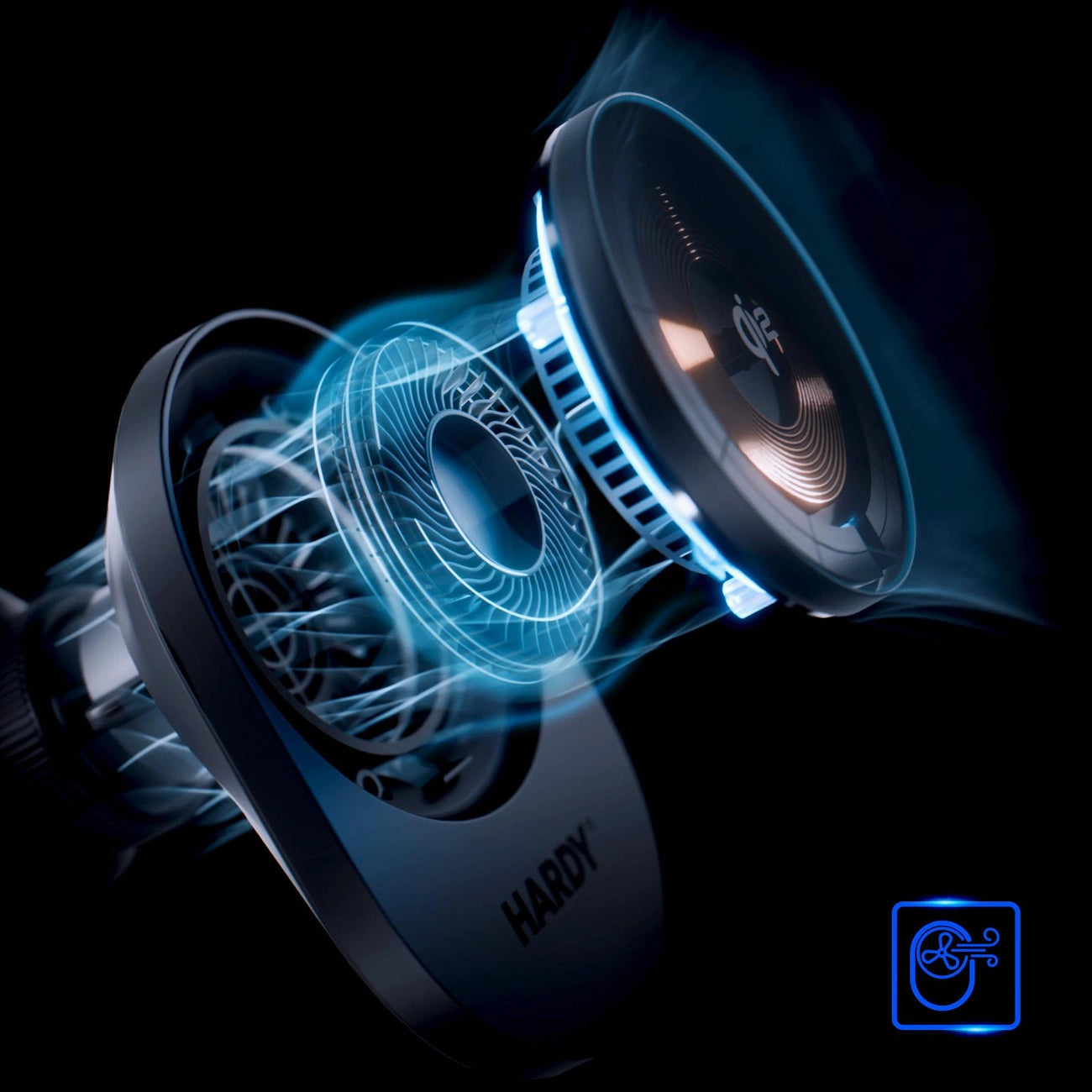 Kfz-Lüftungshalterung 3mk Hardy AeroCharger 15W Qi2/MagSafe – schwarz