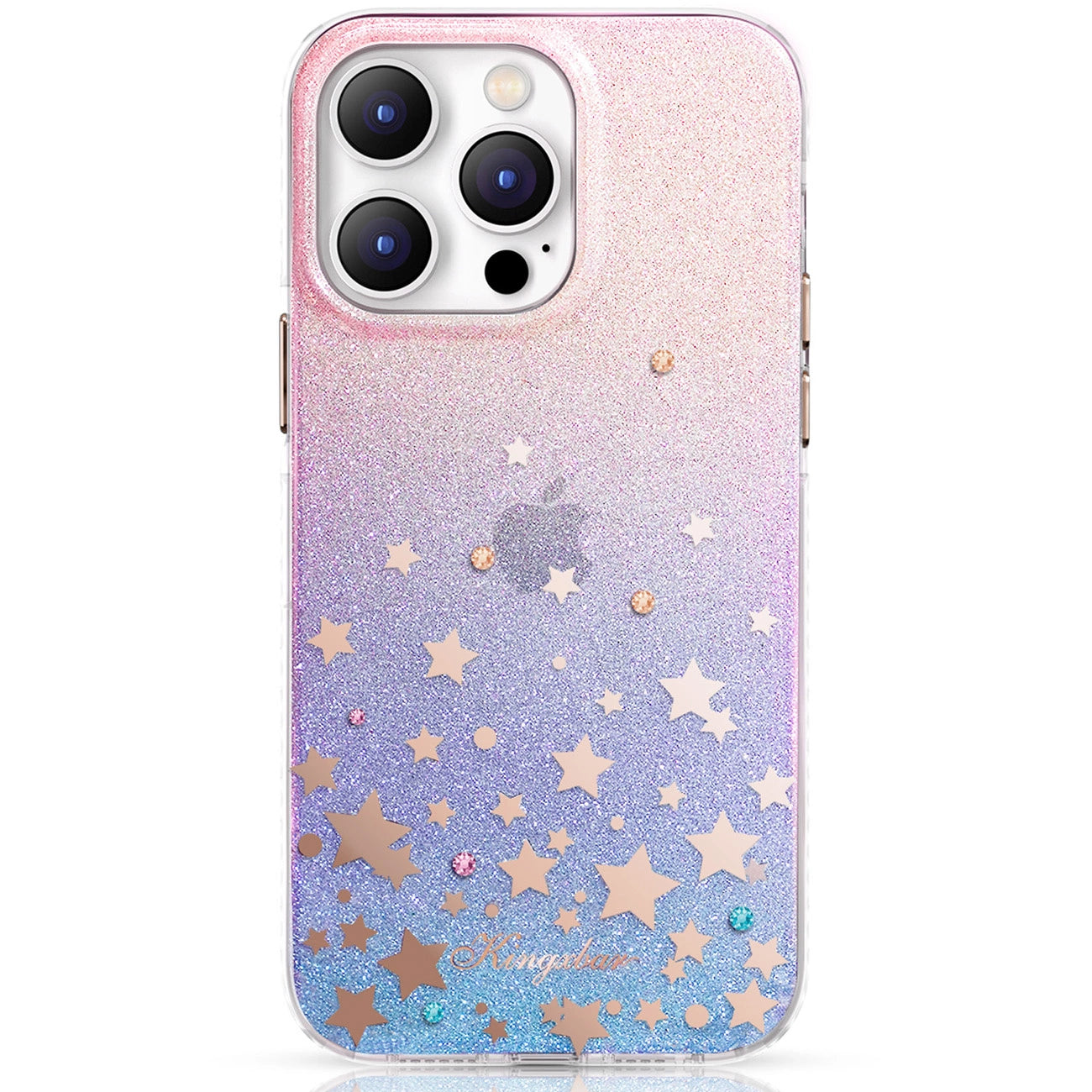 Kingxbar Heart Star Series Hülle für iPhone 14 Plus Hülle mit Tierkreiszeichen