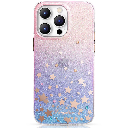 Kingxbar Heart Star Series Hülle für iPhone 14 Plus Hülle mit Tierkreiszeichen
