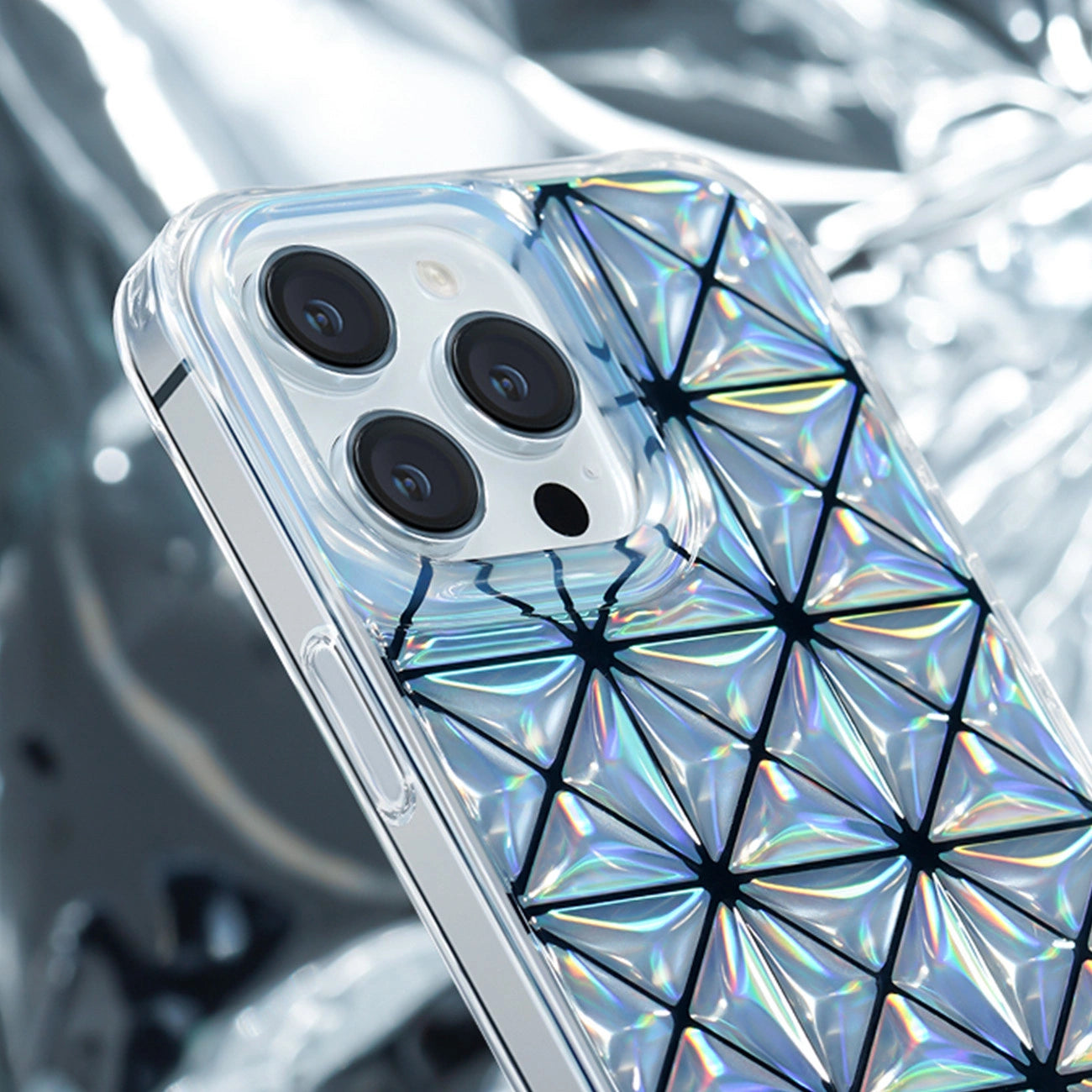 Kingxbar Miya Series Hülle für iPhone 14 Cover Rückseite Laserfarbe