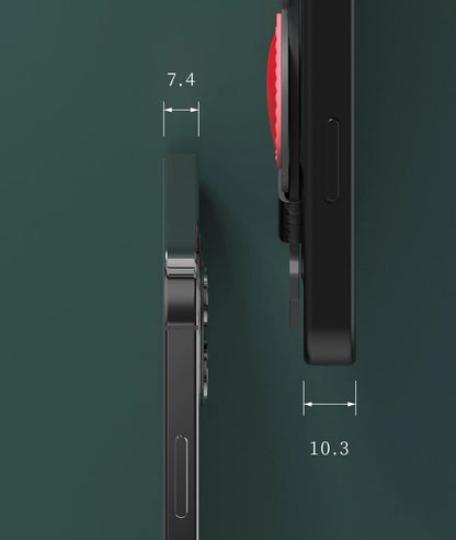 Kingxbar Sweet Series Gel-Hülle, verziert mit originalen Swarovski-Kristallen mit grünem iPhone 12 Mini-Ständer