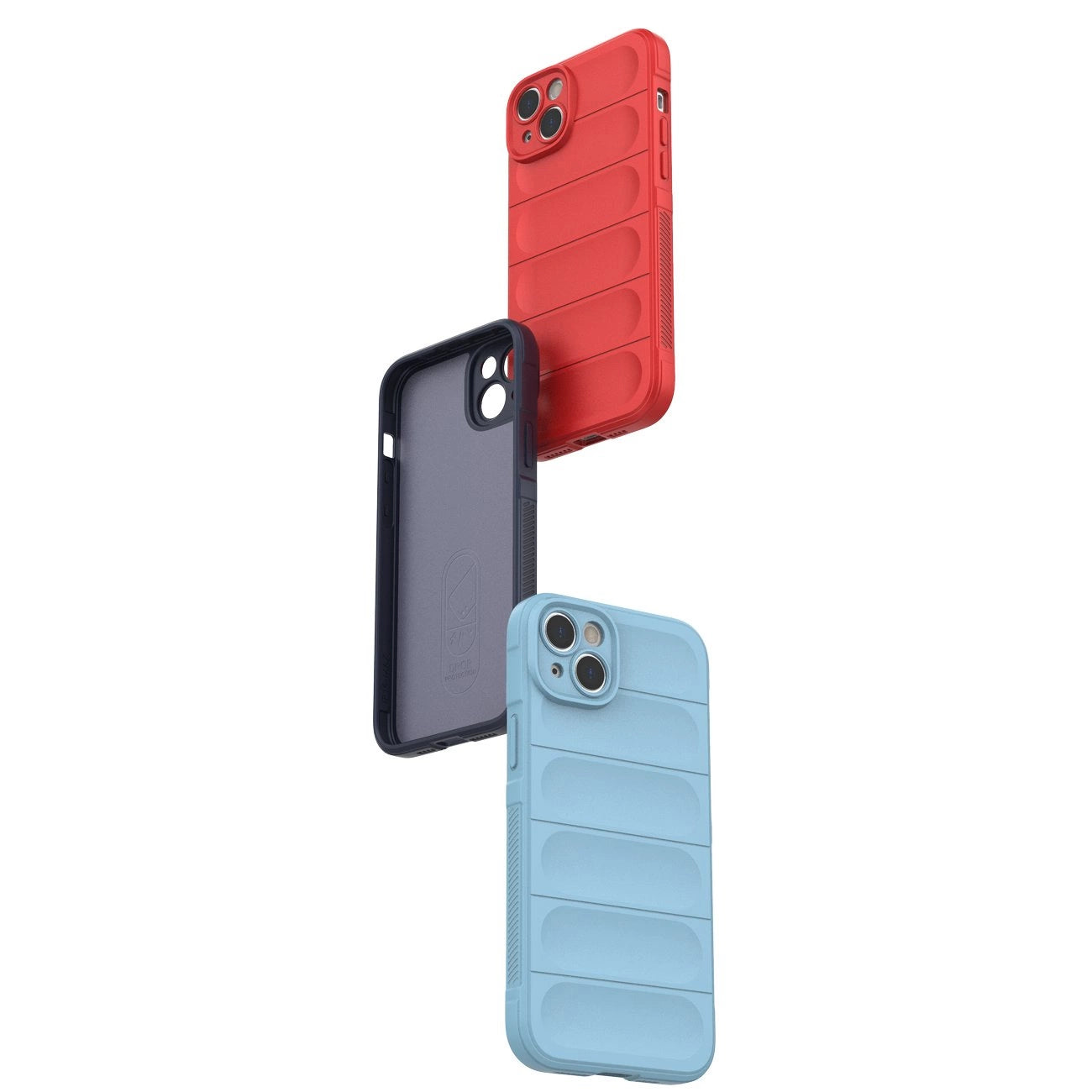 Magic Shield Case Hülle für iPhone 14 Plus elastische gepanzerte Hülle in Burgund