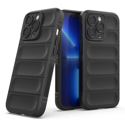 Magic Shield Case für iPhone 13 Pro flexible gepanzerte Hülle dunkelblau
