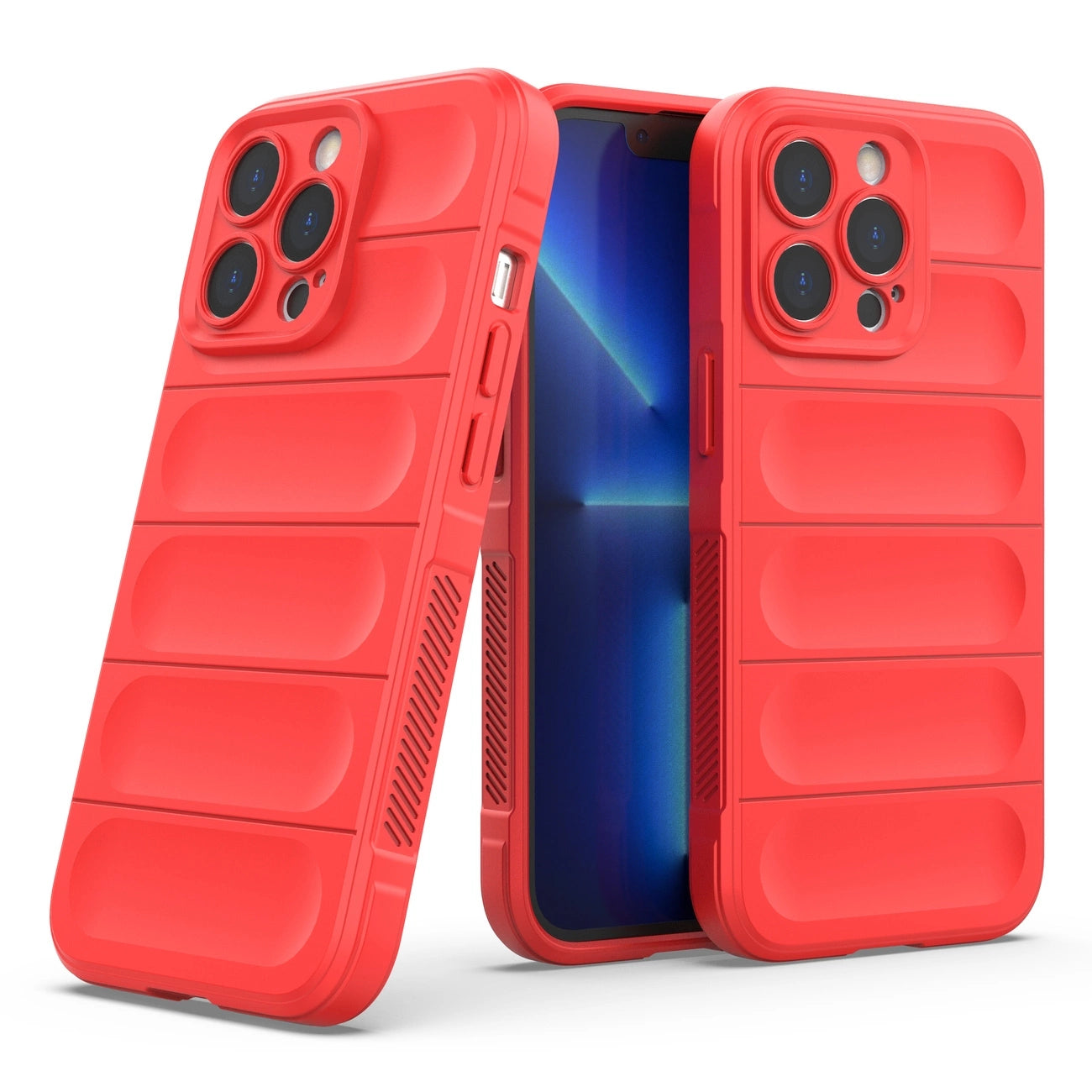 Magic Shield Case für iPhone 13 Pro flexible gepanzerte Hülle rot