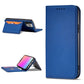 Magnet Card Case Hülle für iPhone 14 Plus Flip Cover Wallet Stand blau