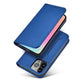 Magnet Card Case Hülle für iPhone 14 Plus Flip Cover Wallet Stand blau