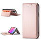 Magnet Card Case Hülle für iPhone 14 Pro Flip Cover Wallet Stand Pink