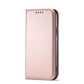 Magnet Card Case Hülle für iPhone 14 Pro Max Flip Cover Wallet Stand Pink