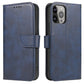 Magnet Case booktype case schutzhülle aufklappbare hülle für iPhone 13 Pro Max blau