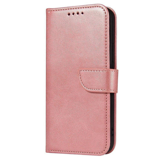 Magnet Case elegante Hülle mit Überschlag und Standfunktion für Samsung Galaxy A03s (166,5) pink