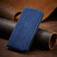 Magnet Fancy Case Hülle für iPhone 14 Pro Flip Cover Wallet Stand blau