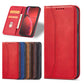 Magnet Fancy Case Hülle für iPhone 14 Pro Flip Cover Wallet Ständer rot