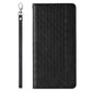 Magnet Strap Case für iPhone 12 Pro Pouch Wallet + Mini Lanyard Pendant Schwarz